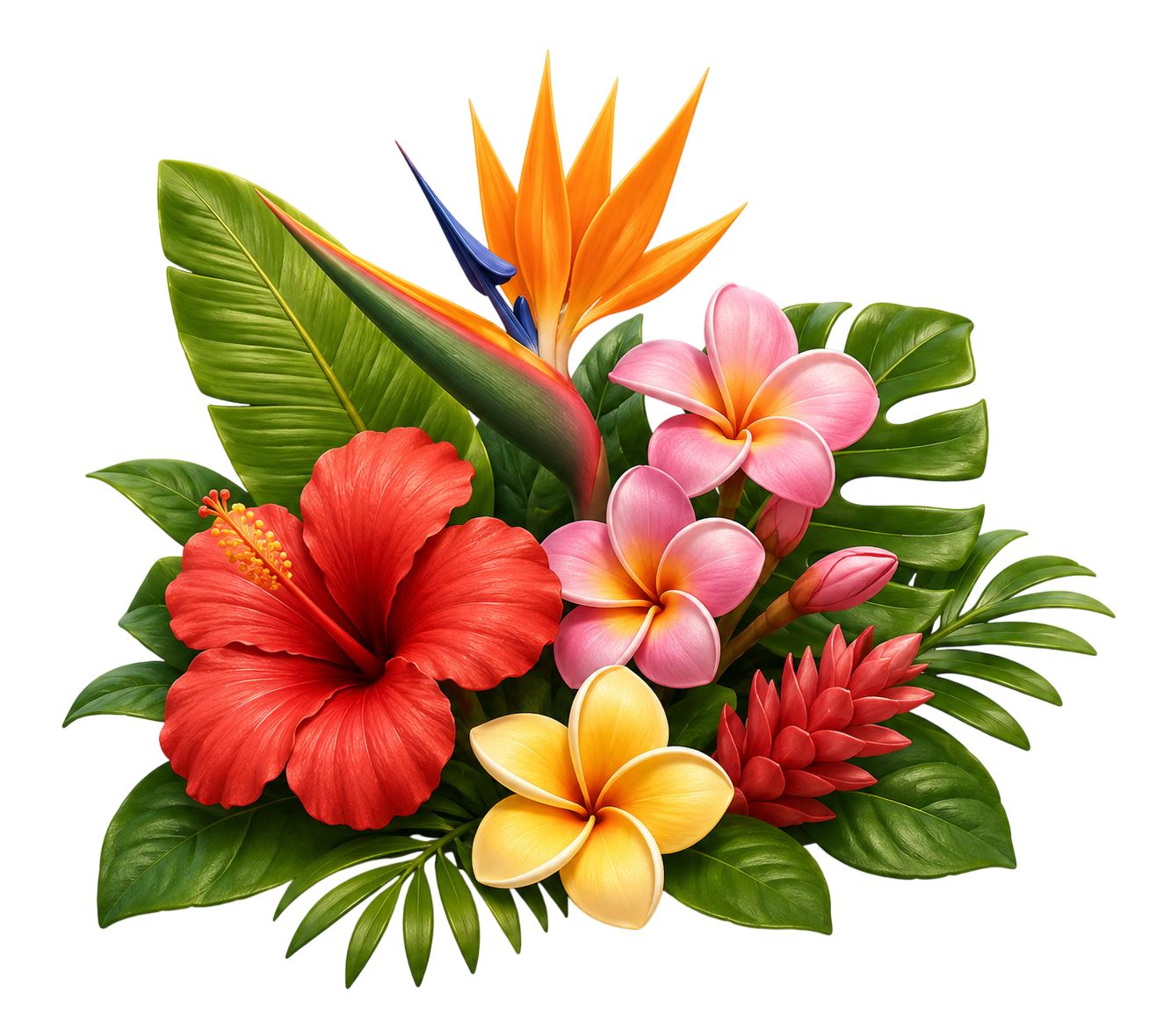 tropical flowers
